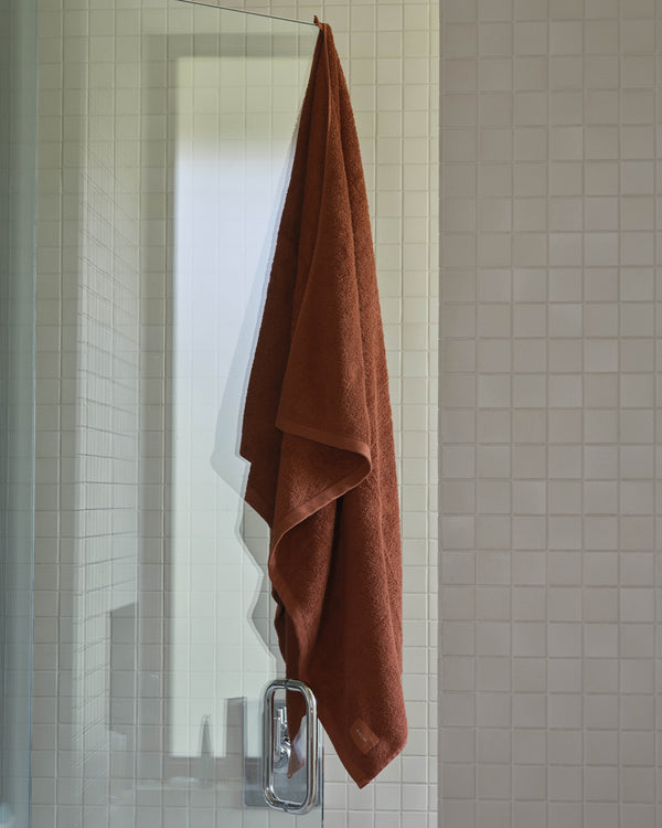 R D.lab Spugna Towel Set Pompei Red