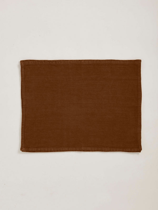R D.lab Tela Placemat Russet Brown