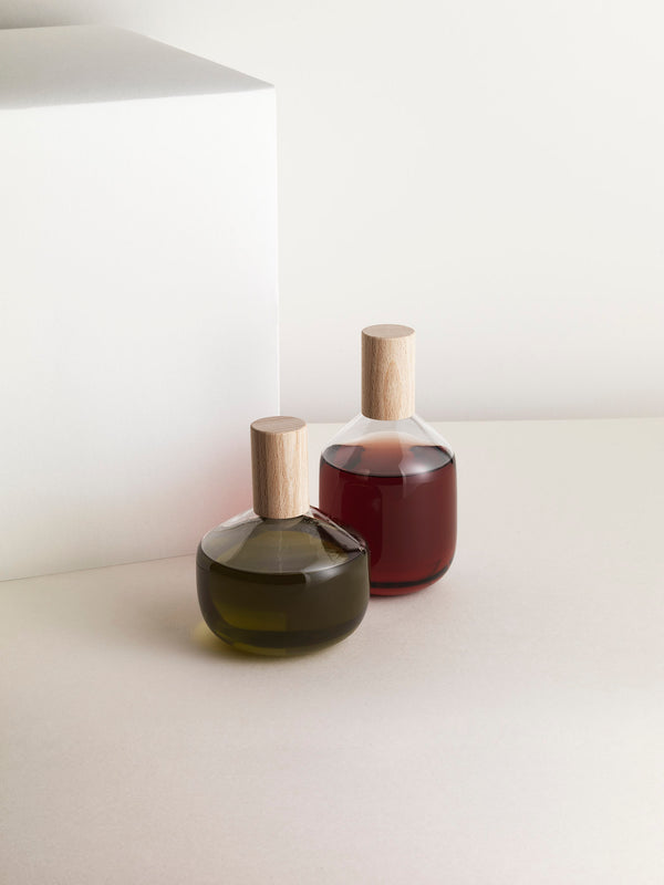 R D.lab Trulli Tall Olive Oil And Vinegar Bottle Clear