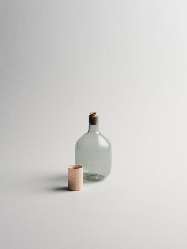 R D.lab Trulli Tall Olive Oil And Vinegar Bottle Fog Gray