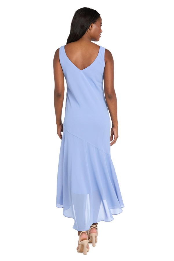 R&m Richards Celeste Beaded Jacket Dress With Tiered Skirt