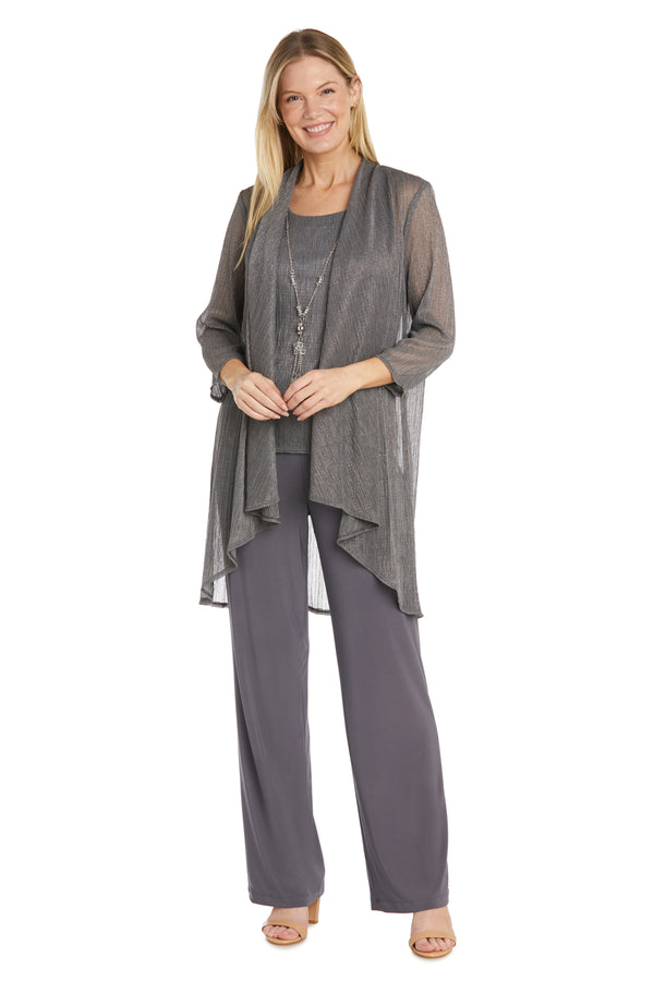 r&m richards Festival Crinkle Duster Pant Set - Petite