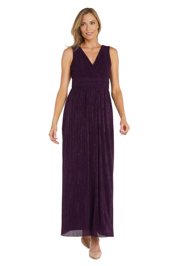 R&m Richards Flyaway 3/4 Sleeve Jacket Over Long Dress