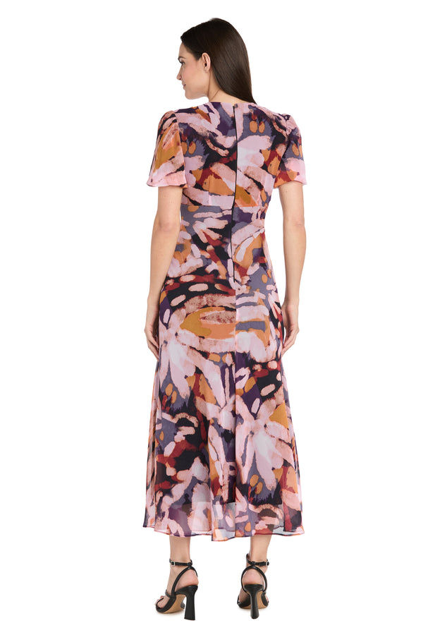 R&m Richards Meadow Whisper Empire Waist Midi Dress