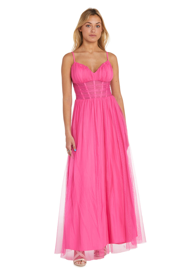 R&m Richards Alexandra Corset Gown
