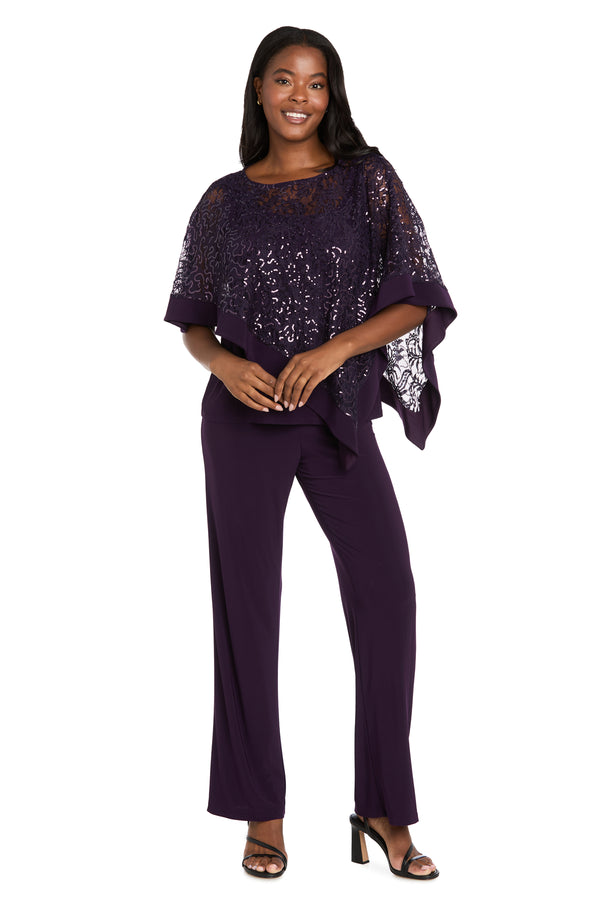 r&m richards Asymmetric Poncho and Pant Set