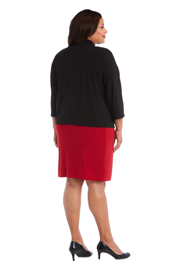 R&m Richards Beaded Coverup Jacket - Plus