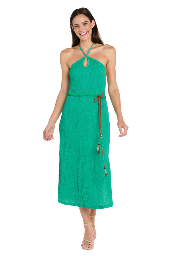 r&m richards Chic Halter Midi Dress