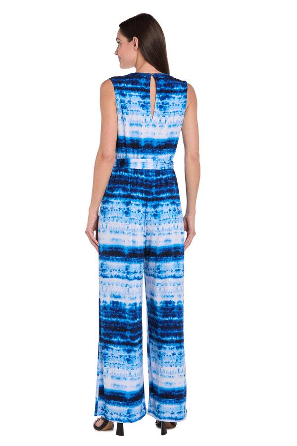 R&m Richards Chic Tie-Dye Jumpsuit