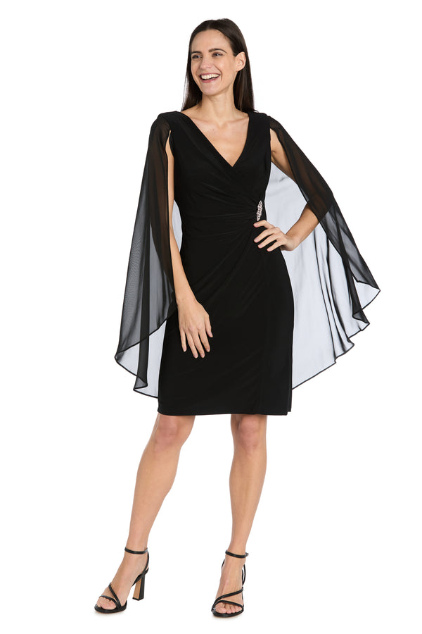 r&m richards Chiffon Duster Cape Dress