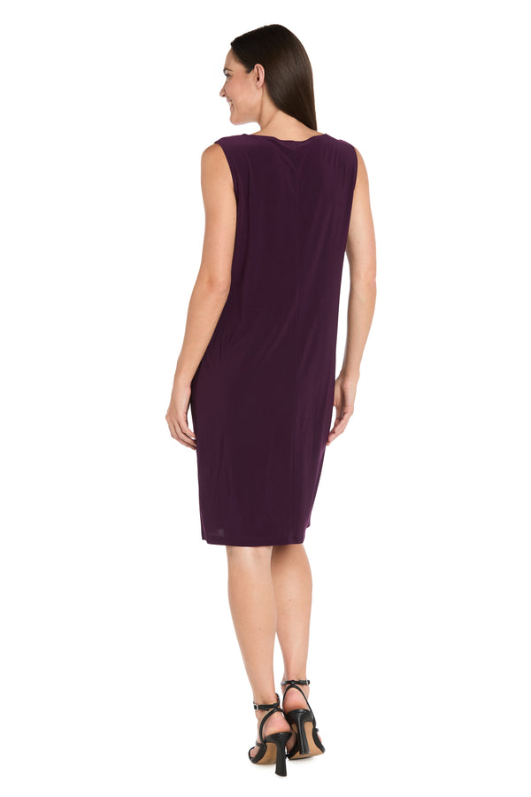 R&m Richards Circular Patterned Jacket Dress