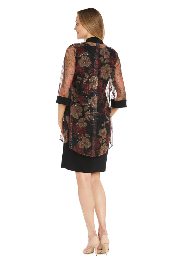 R&m Richards Daytime Swing Jacket Dress - Petite