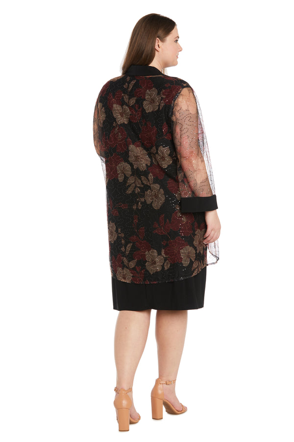 R&m Richards Daytime Swing Jacket Dress - Plus
