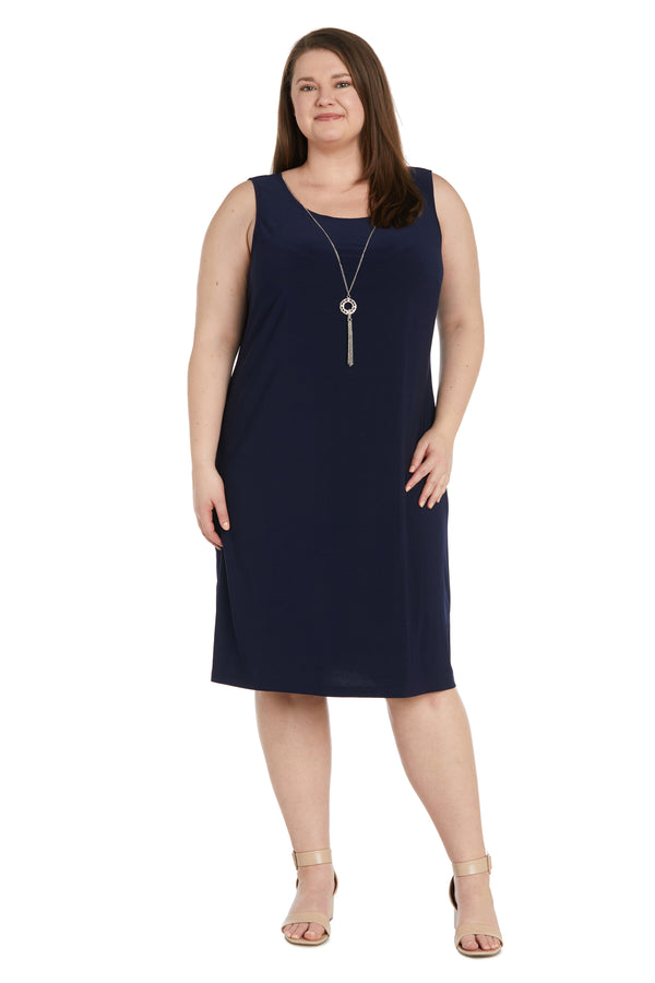 R&m Richards Elegant 3D Floral Jacket Dress - Plus