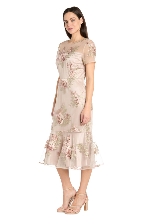R&m Richards Ethereal Elegance Midi Dress