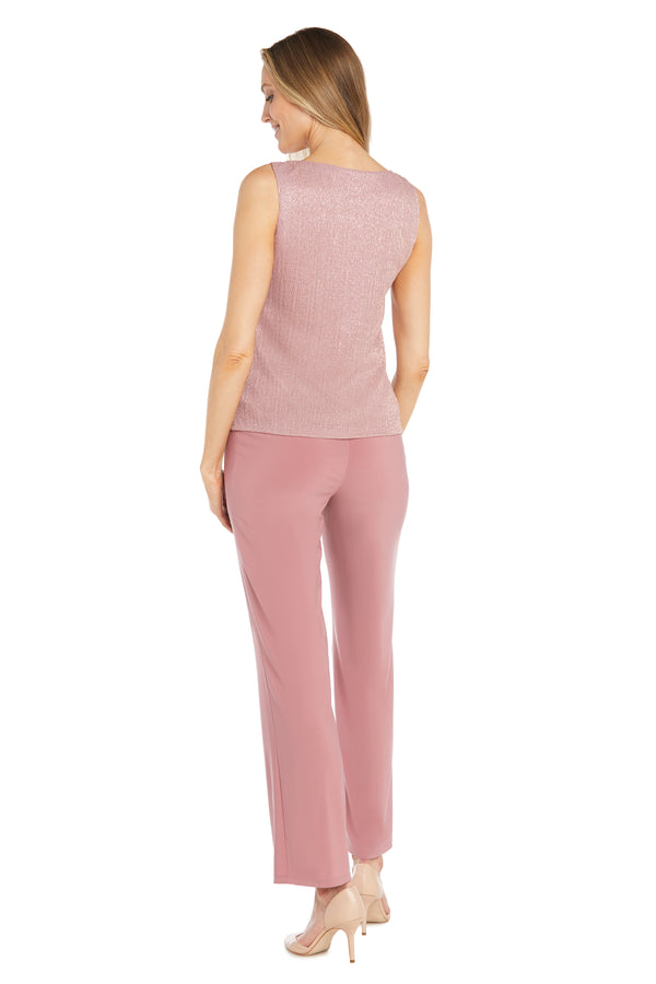 R&m Richards Festival Crinkle Duster Pant Set