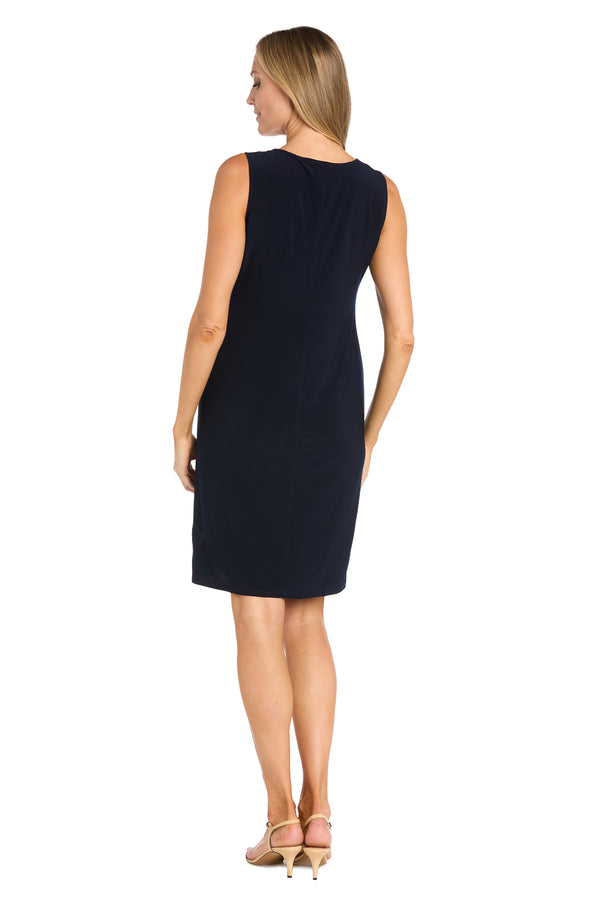 R&m Richards Floral Polka Dot Jacket Dress - Petite