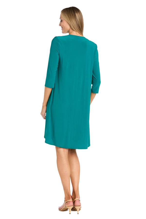 R&m Richards Green Harmony Jacket Dress - Petite