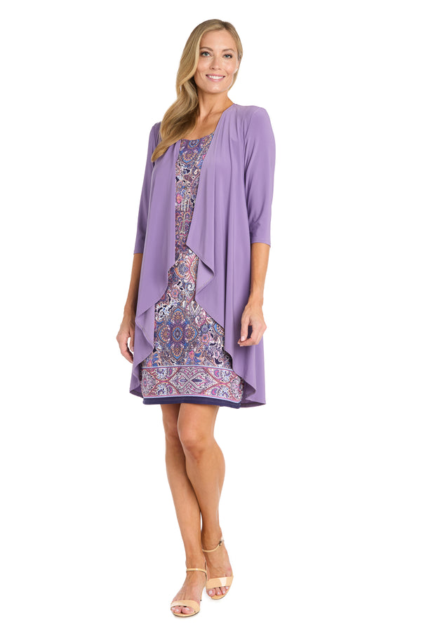 r&m richards Intricate Daytime Jacket Dress - Petite