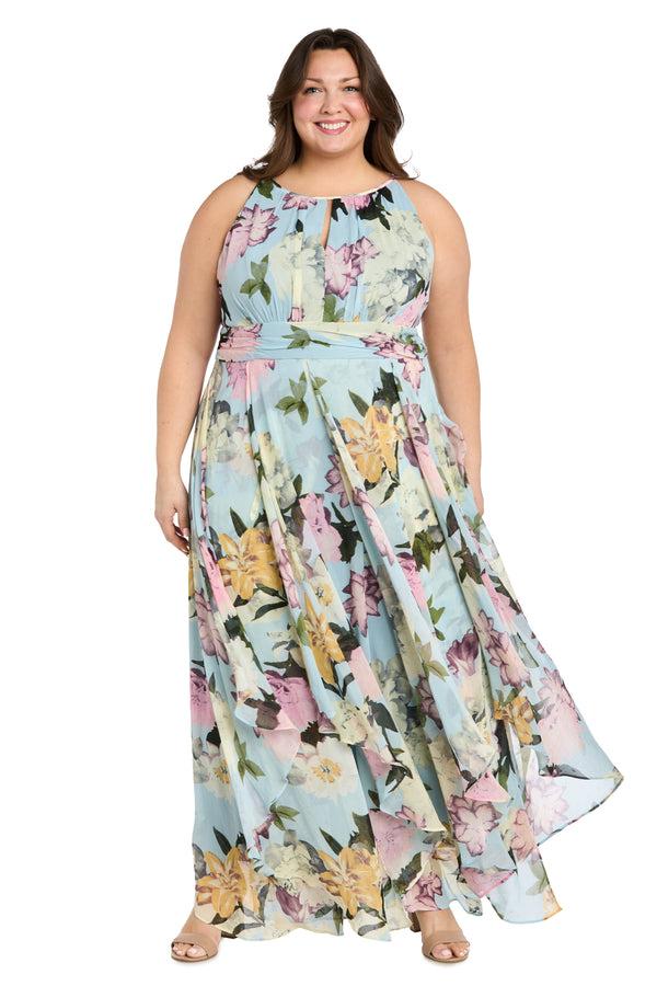 r&m richards Keyhole Elegance High-Low Dress - Plus