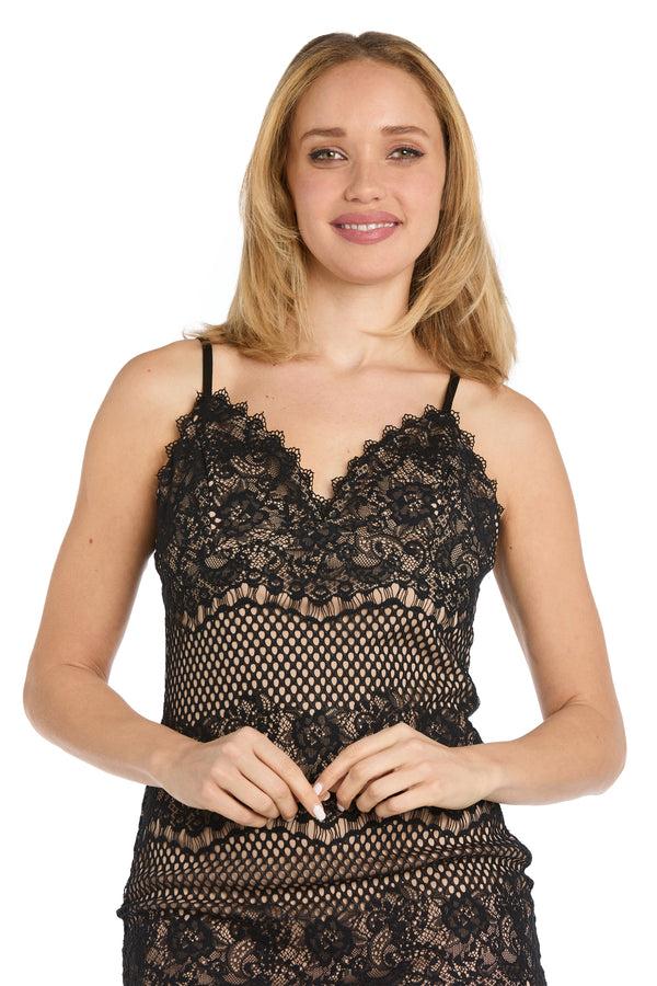 R&m Richards Lyla Lace Midi Dress