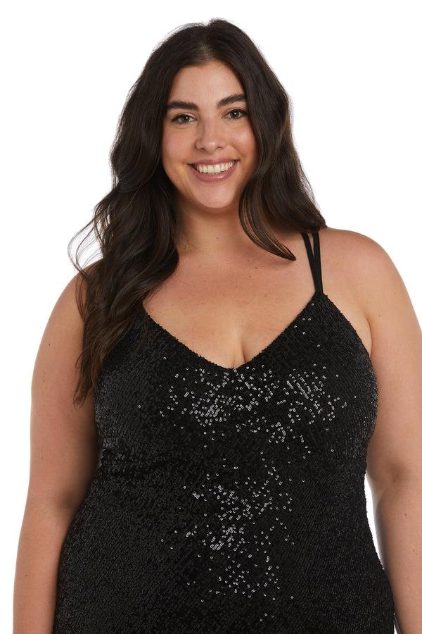 R&m Richards Matilda Ruffle Dress - Plus