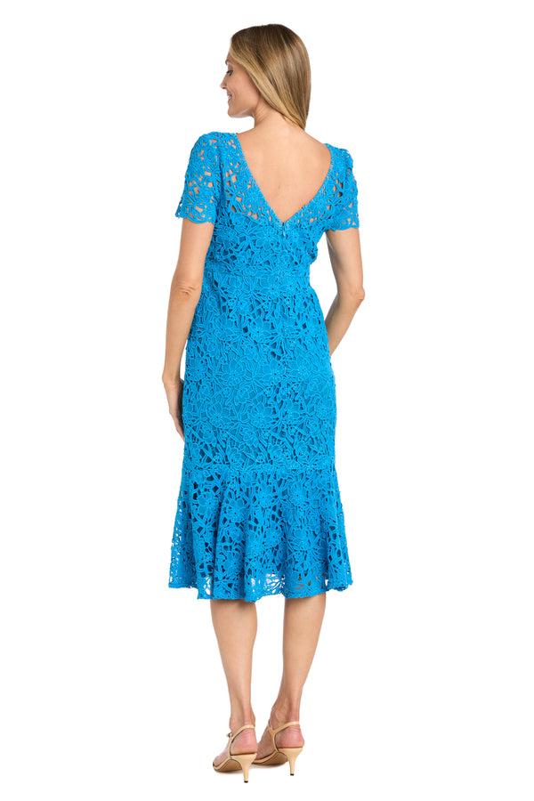 R&m Richards Midi Lace Daytime Dress