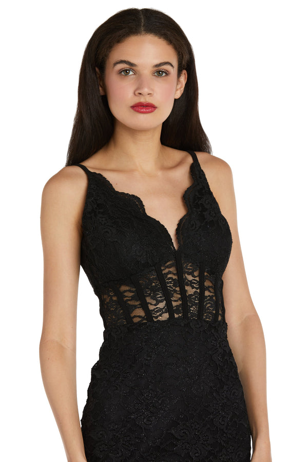 R&m Richards Mini Amina Corset Dress