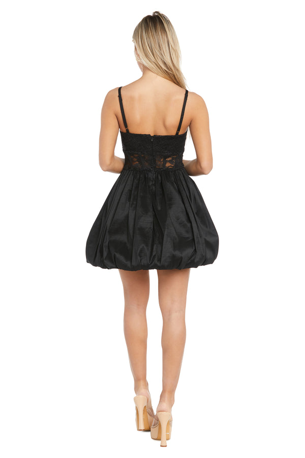 R&m Richards Muse Bubble Mini Dress