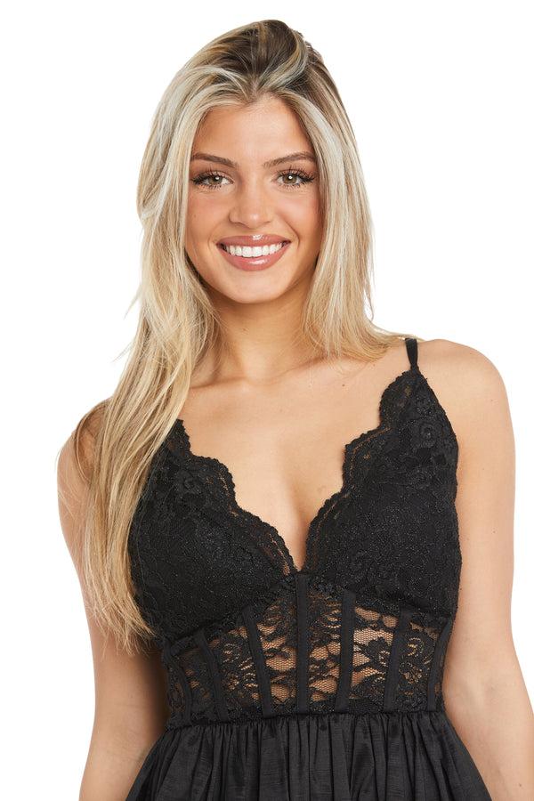 R&m Richards Muse Bubble Mini Dress