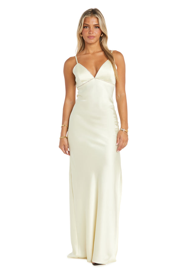 R&m Richards Nicolette Long Dress