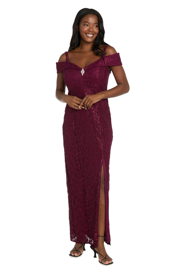 r&m richards Off the shoulder Evening Gown
