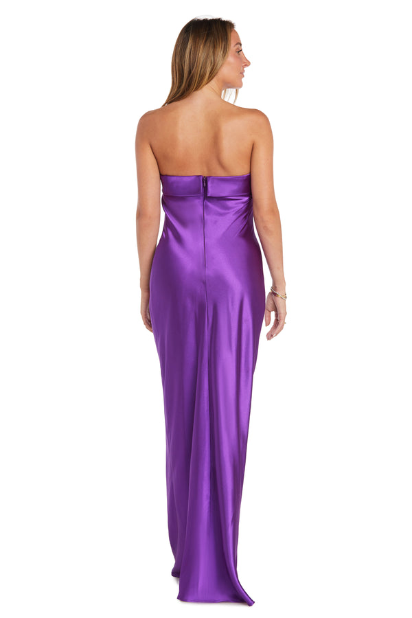 R&m Richards Savvy Satin Dress