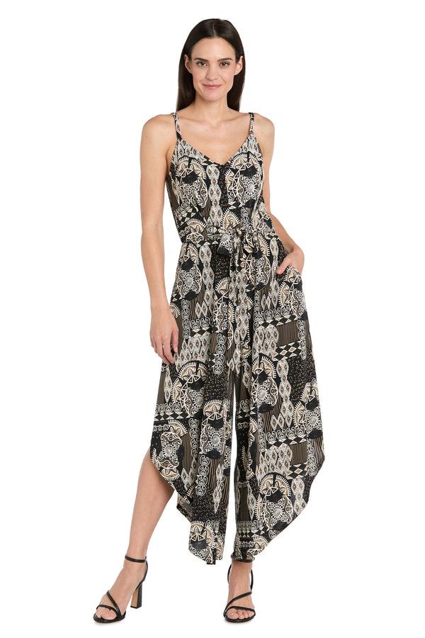 r&m richards Shadow Mirage Asymmetrical Jumpsuit