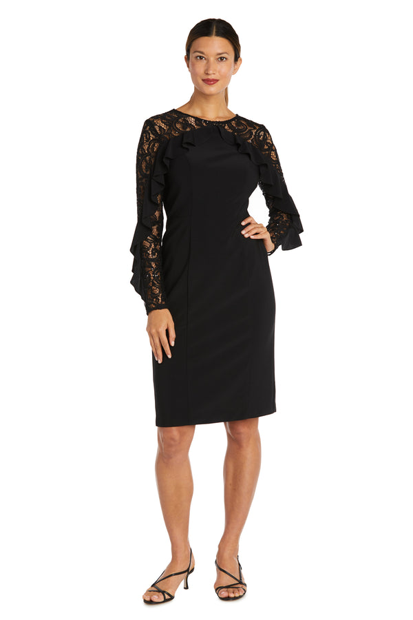 r&m richards Short Dress With Bodice Sleeves