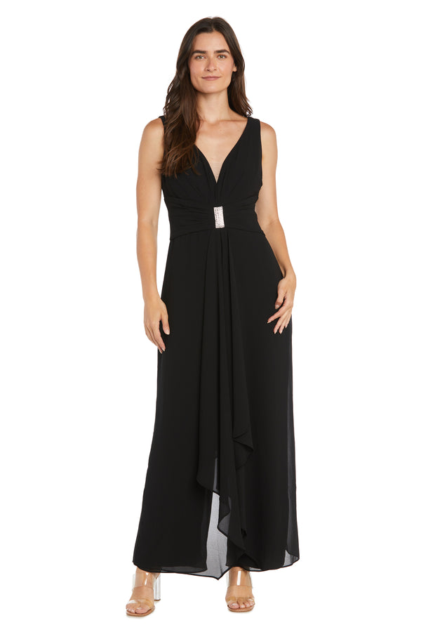 R&m Richards Sleeveless Flyaway Pant Jumpsuit