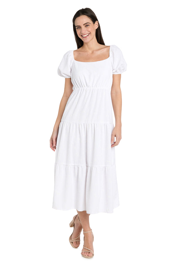 r&m richards Spring Linen Midi Dress