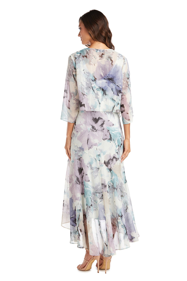 R&m Richards Two-Piece Chiffon Jacket Dress