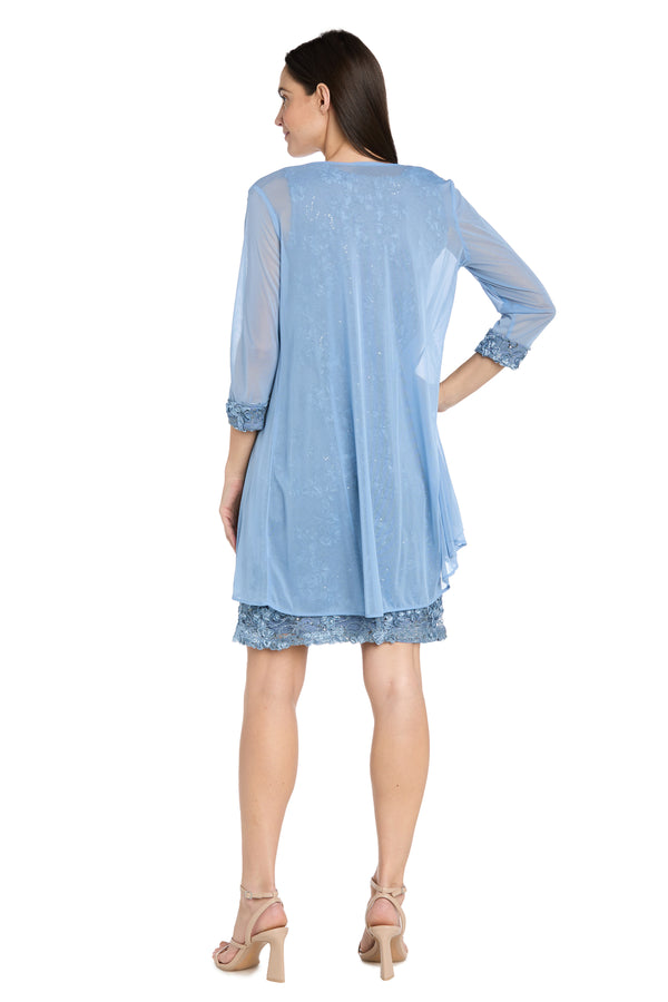 R&m Richards Two Piece Soutache Jacket Dress