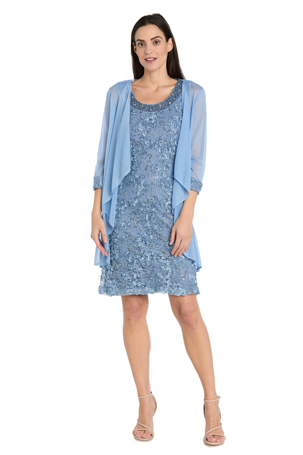 r&m richards Two Piece Soutache Jacket Dress