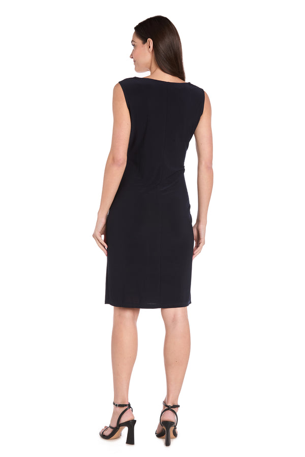 R&m Richards Rhinestone Trim Formal Jacket Dress - Petite