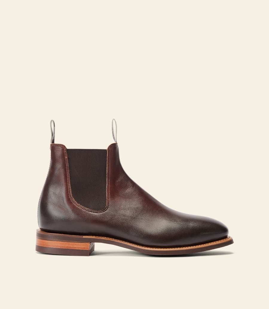 R.m. Williams Craftsman Boot – Bordeaux Burnished Leather