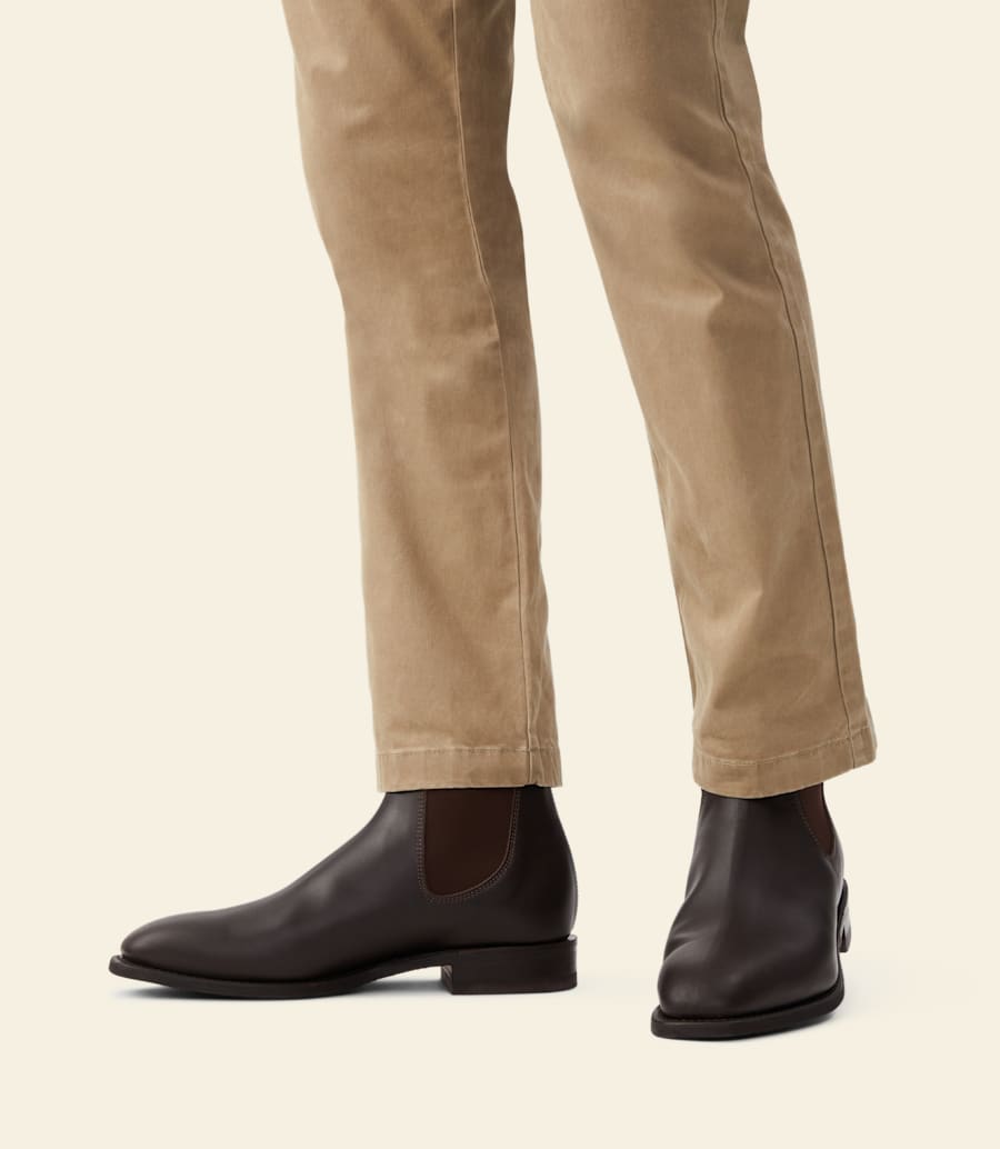 R.m. Williams Craftsman Boot – Chestnut Yearling Leather