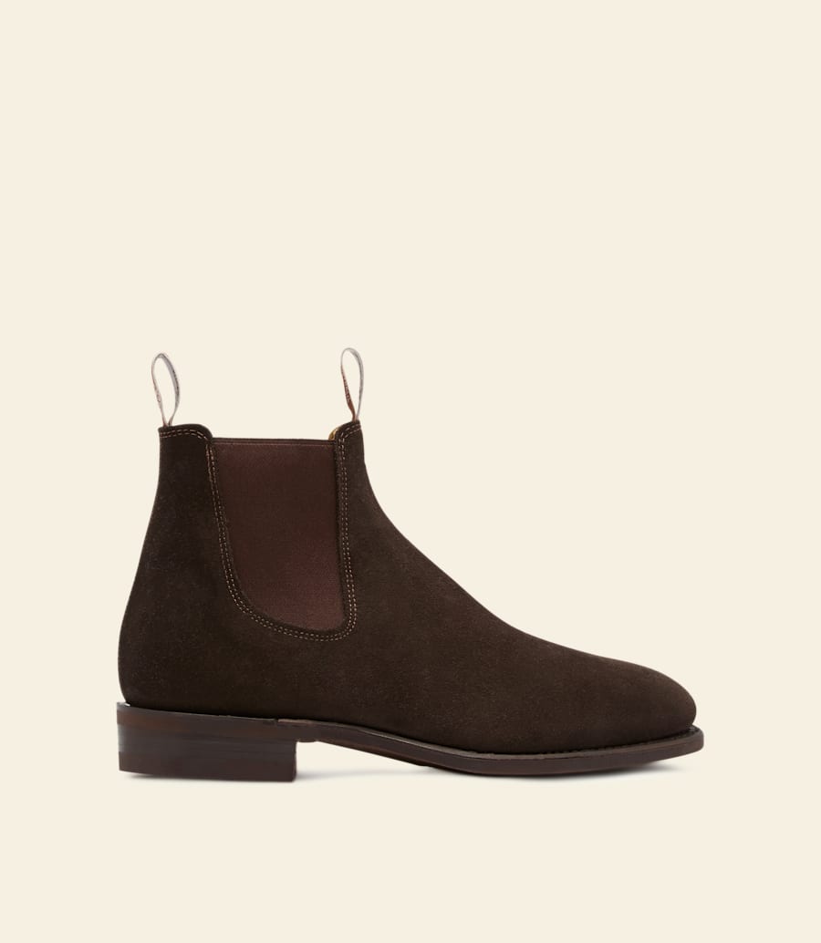 R.m. Williams Craftsman Boot – Chocolate Suede Leather