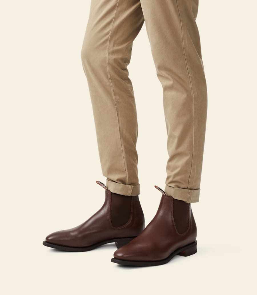 R.m. Williams Craftsman Boot – Dark Tan Yearling Leather