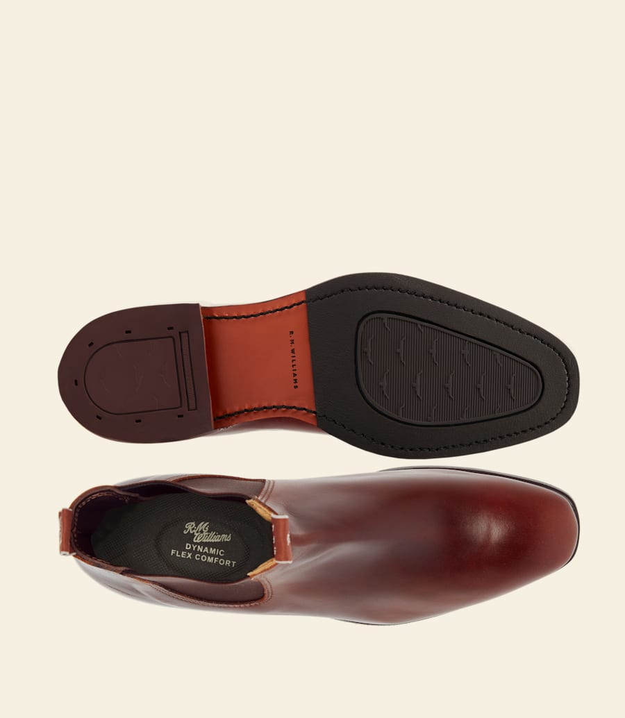 R.m. Williams Craftsman Boot – Mid Brown Pull-up Leather