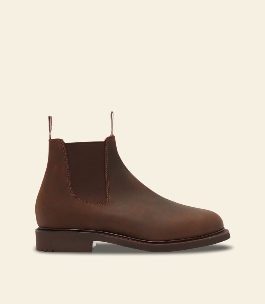 R.m. Williams Gardener Boot – Bark Oiled Nubuck Leather