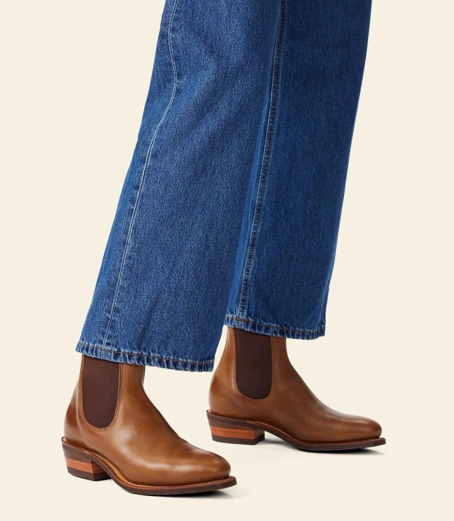 R.m. Williams Lady Yearling Boot – Caramel Pull-up Leather