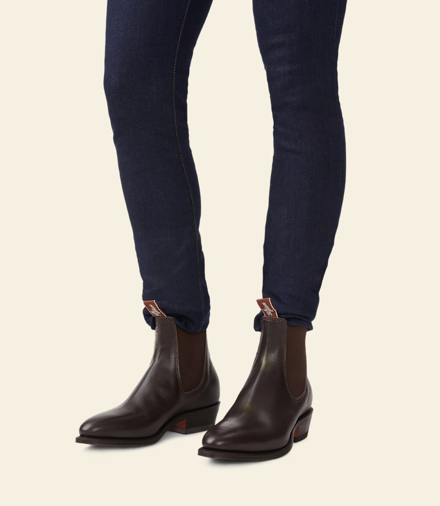 R.m. Williams Lady Yearling Boot – Chestnut Yearling Leather