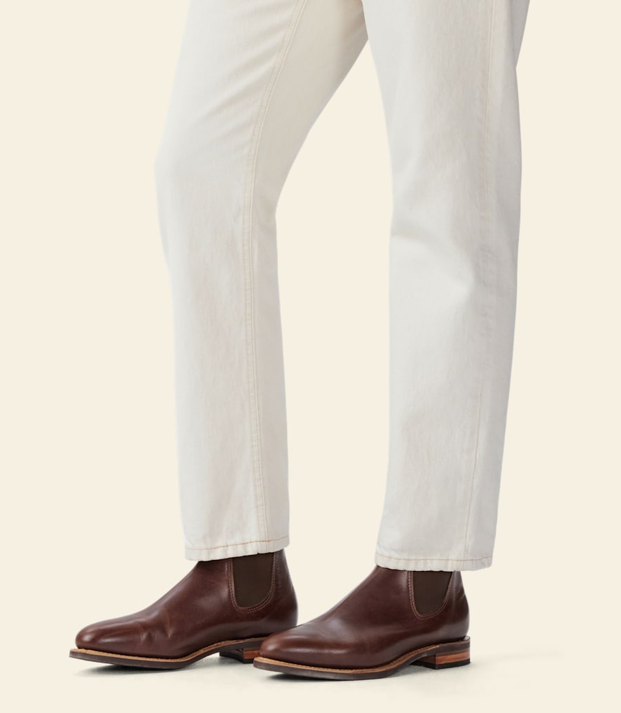 R.m. Williams Moriarty Boot – Mid Brown Pull-up Leather